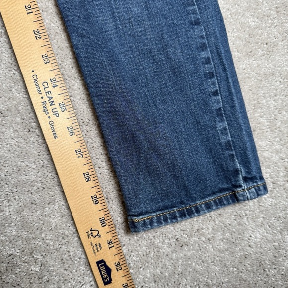 Levis 511 Jeans Mens 30x32 Blue Slim Straight Light Wash Cotton Stretch - Picture 6 of 11